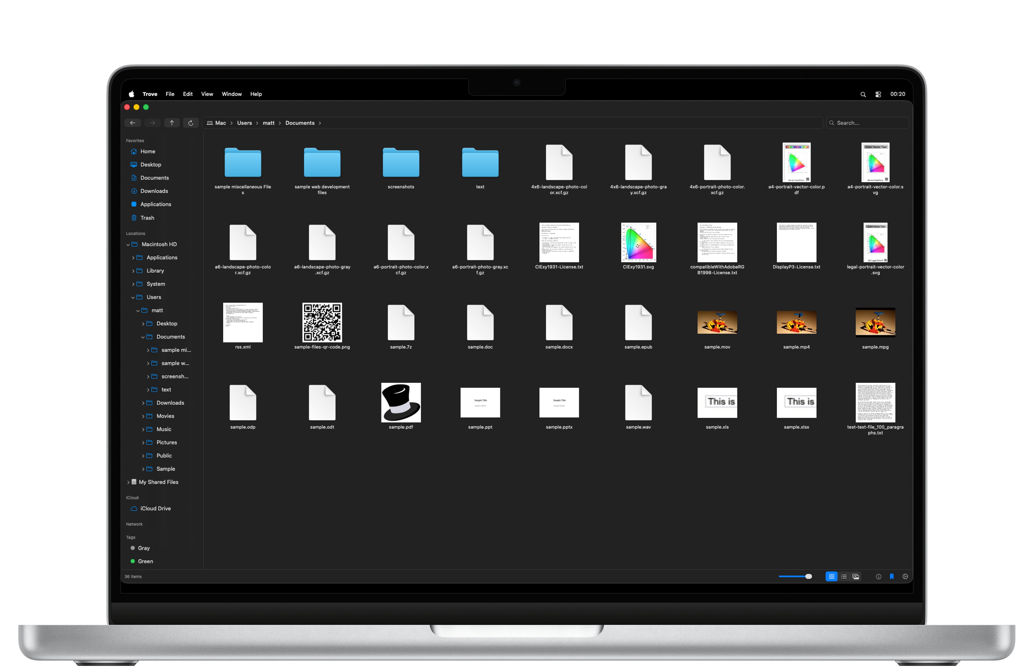 Trove Dark Mode